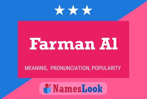 Farman Al 名字海报