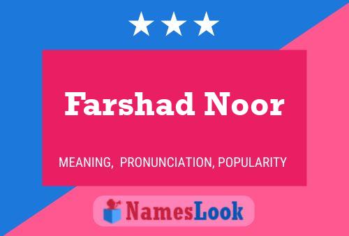 Farshad Noor 名字海报