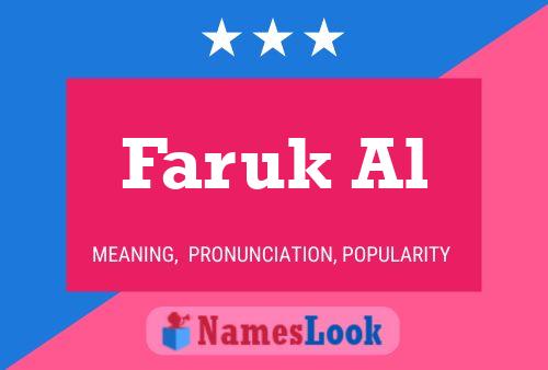 Faruk Al 名字海报