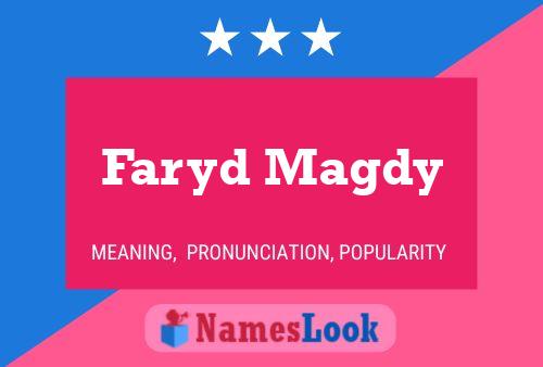 Faryd Magdy 名字海报