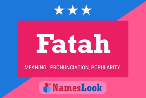 Fatah 名字海报