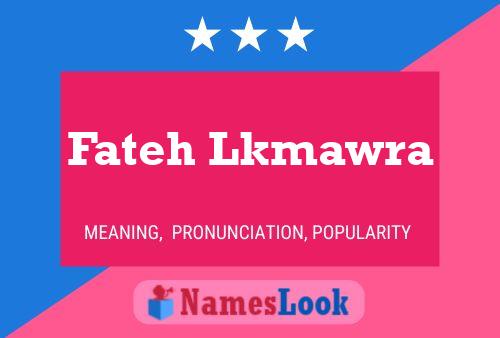 Fateh Lkmawra 名字海报