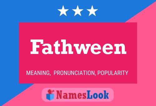 Fathween 名字海报