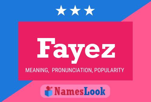 Fayez 名字海报