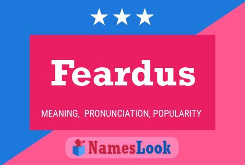 Feardus 名字海报