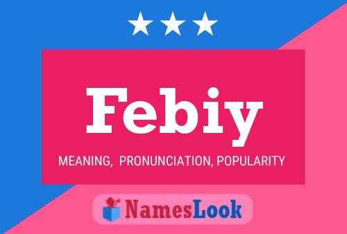 Febiy 名字海报