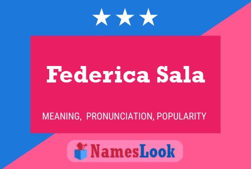 Federica Sala 名字海报