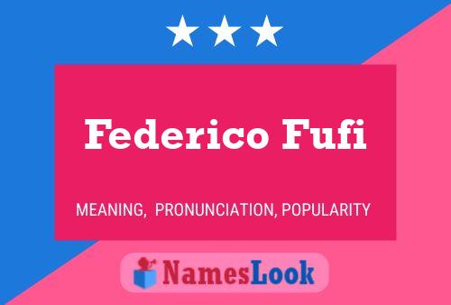 Federico Fufi 名字海报