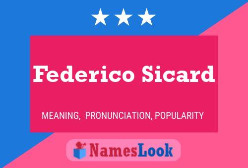 Federico Sicard 名字海报