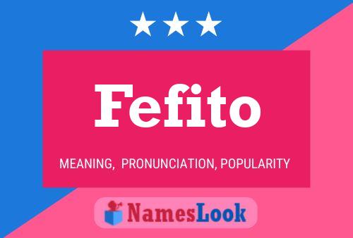 Fefito 名字海报