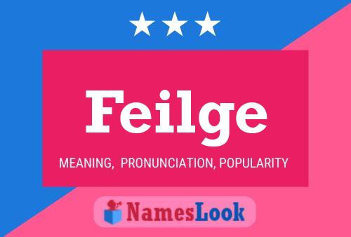 Feilge 名字海报