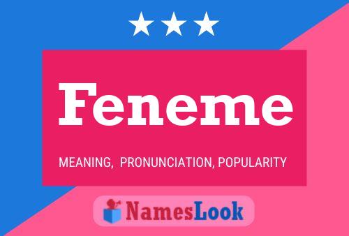 Feneme 名字海报