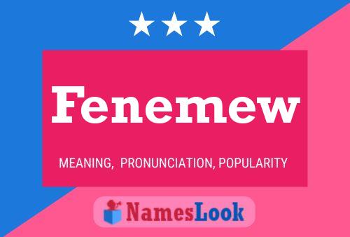 Fenemew 名字海报