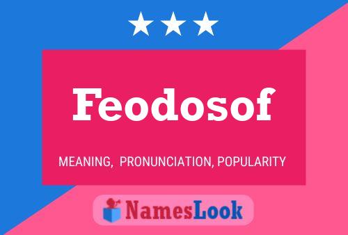 Feodosof 名字海报