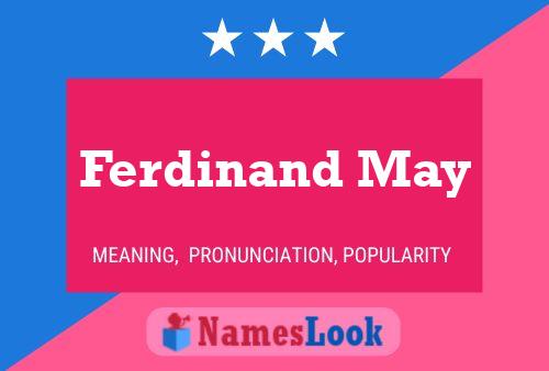 Ferdinand May 名字海报