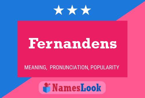 Fernandens 名字海报