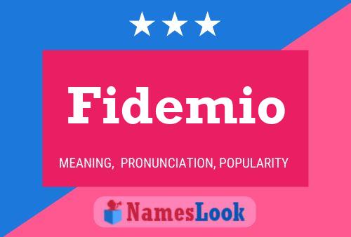 Fidemio 名字海报