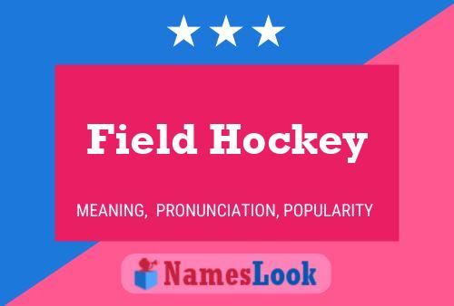 Field Hockey 名字海报