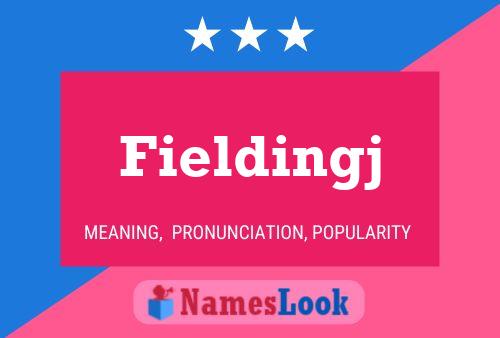 Fieldingj 名字海报