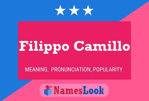 Filippo Camillo 名字海报