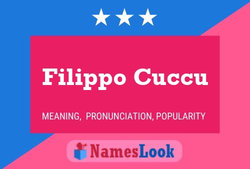 Filippo Cuccu 名字海报