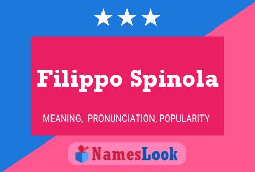 Filippo Spinola 名字海报