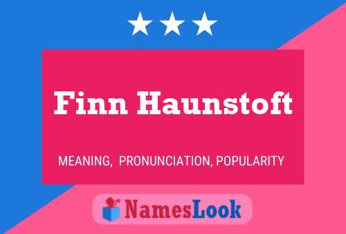 Finn Haunstoft 名字海报