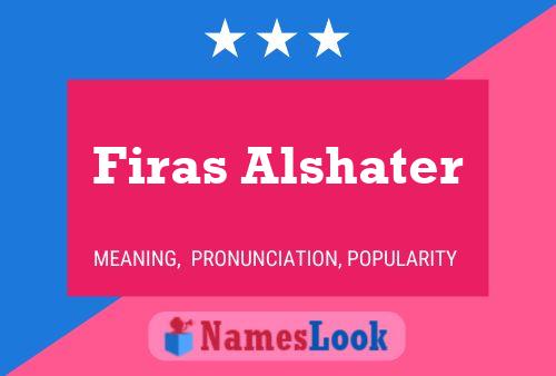 Firas Alshater 名字海报