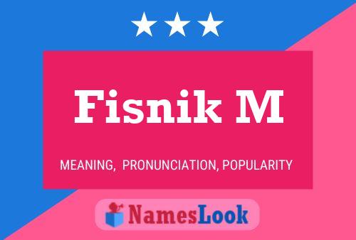 Fisnik M 名字海报