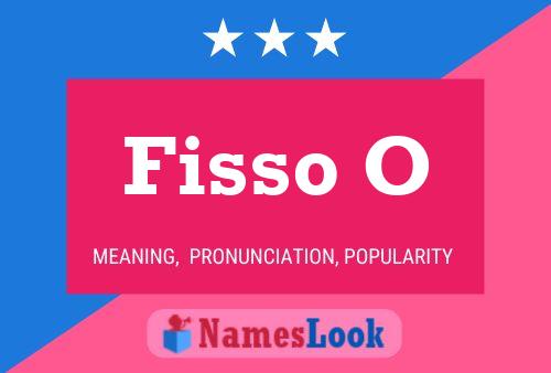 Fisso O 名字海报