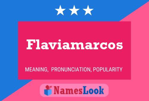 Flaviamarcos 名字海报