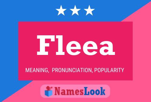 Fleea 名字海报