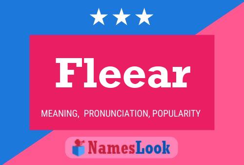 Fleear 名字海报