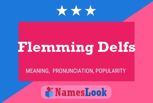 Flemming Delfs 名字海报