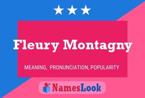 Fleury Montagny 名字海报