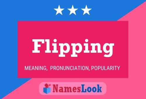 Flipping 名字海报