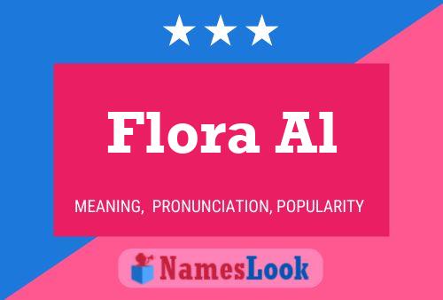 Flora Al 名字海报