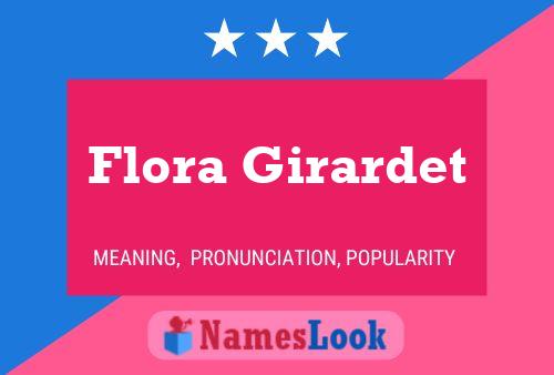 Flora Girardet 名字海报