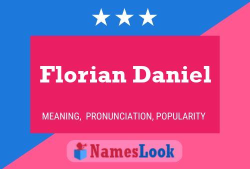 Florian Daniel 名字海报