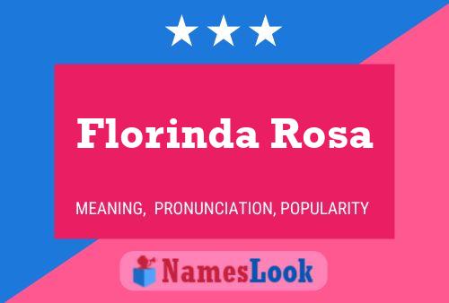 Florinda Rosa 名字海报