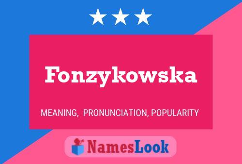 Fonzykowska 名字海报