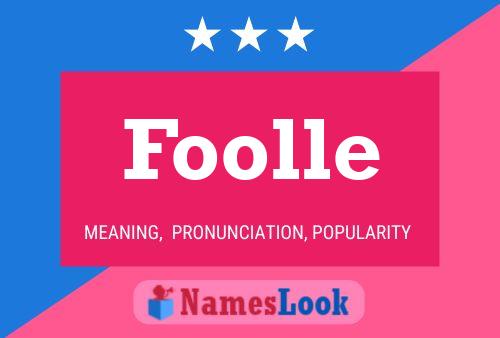 Foolle 名字海报