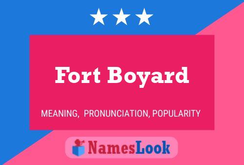 Fort Boyard 名字海报