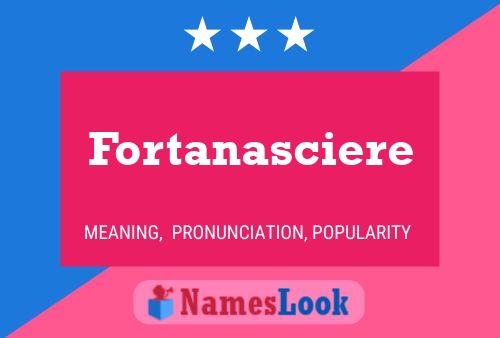 Fortanasciere 名字海报