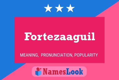 Fortezaaguil 名字海报