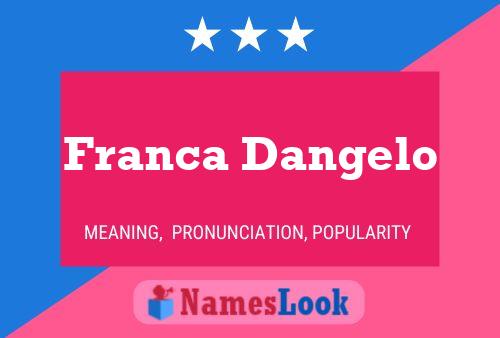 Franca Dangelo 名字海报