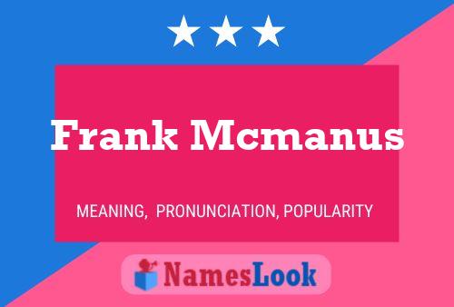 Frank Mcmanus 名字海报