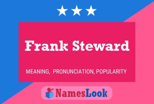 Frank Steward 名字海报