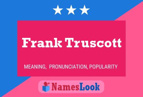 Frank Truscott 名字海报