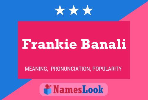 Frankie Banali 名字海报